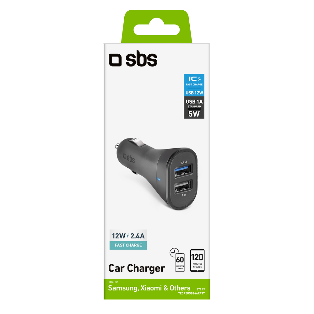 SBS TECR2USB24AFAST - Auto Ladegerät 2 USB schnell