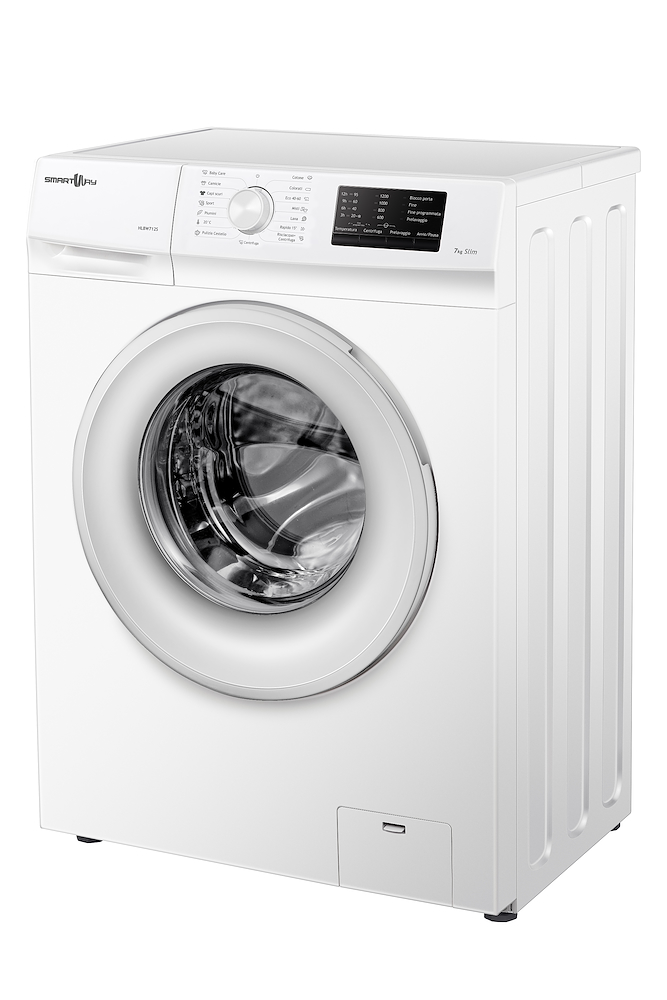 SMARTWAY HLBW712S - Slim Waschmaschine 7kg 15 Programme
