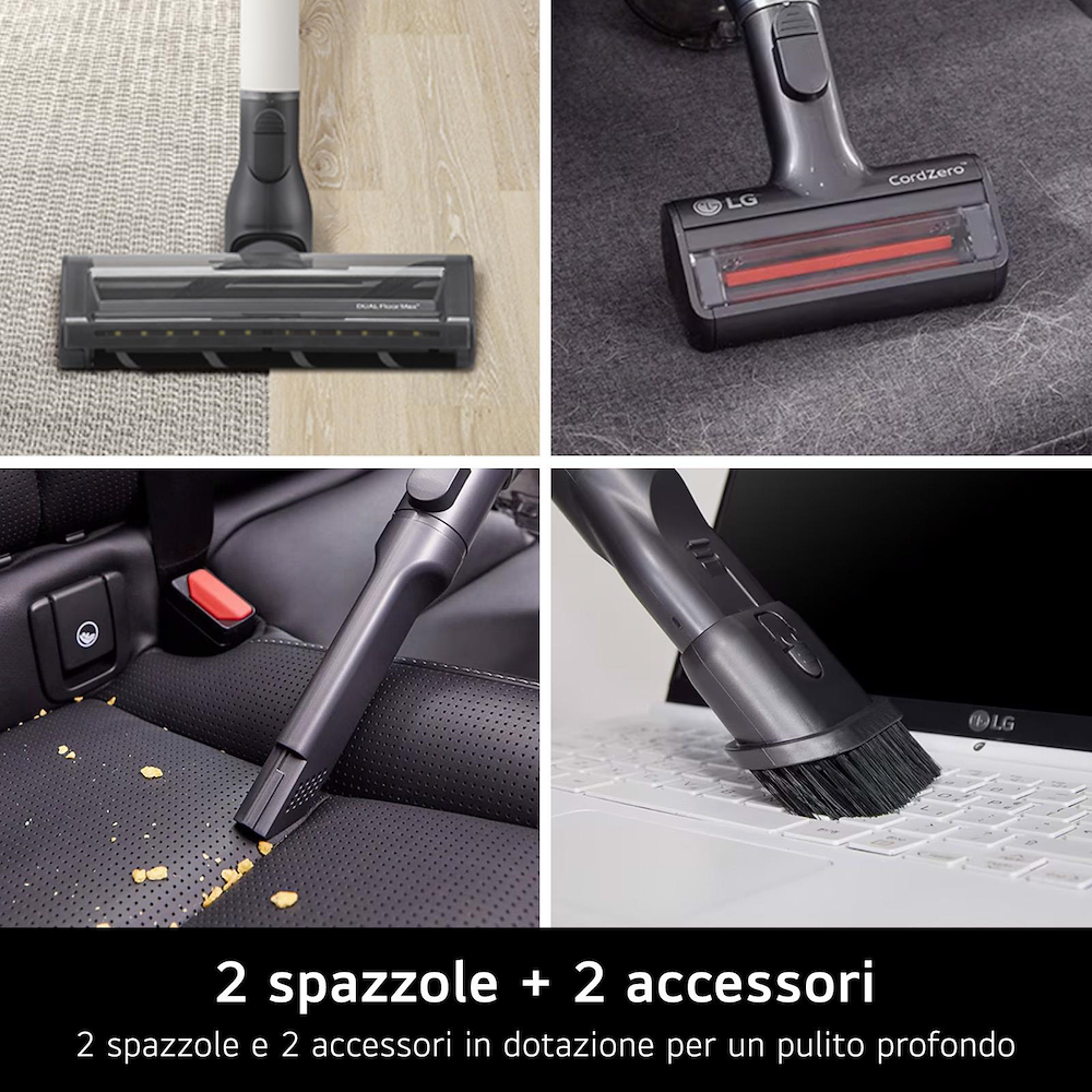 LG A9TPRIME1C - Aspirapolvere All-in-One 260W Wifi Beige