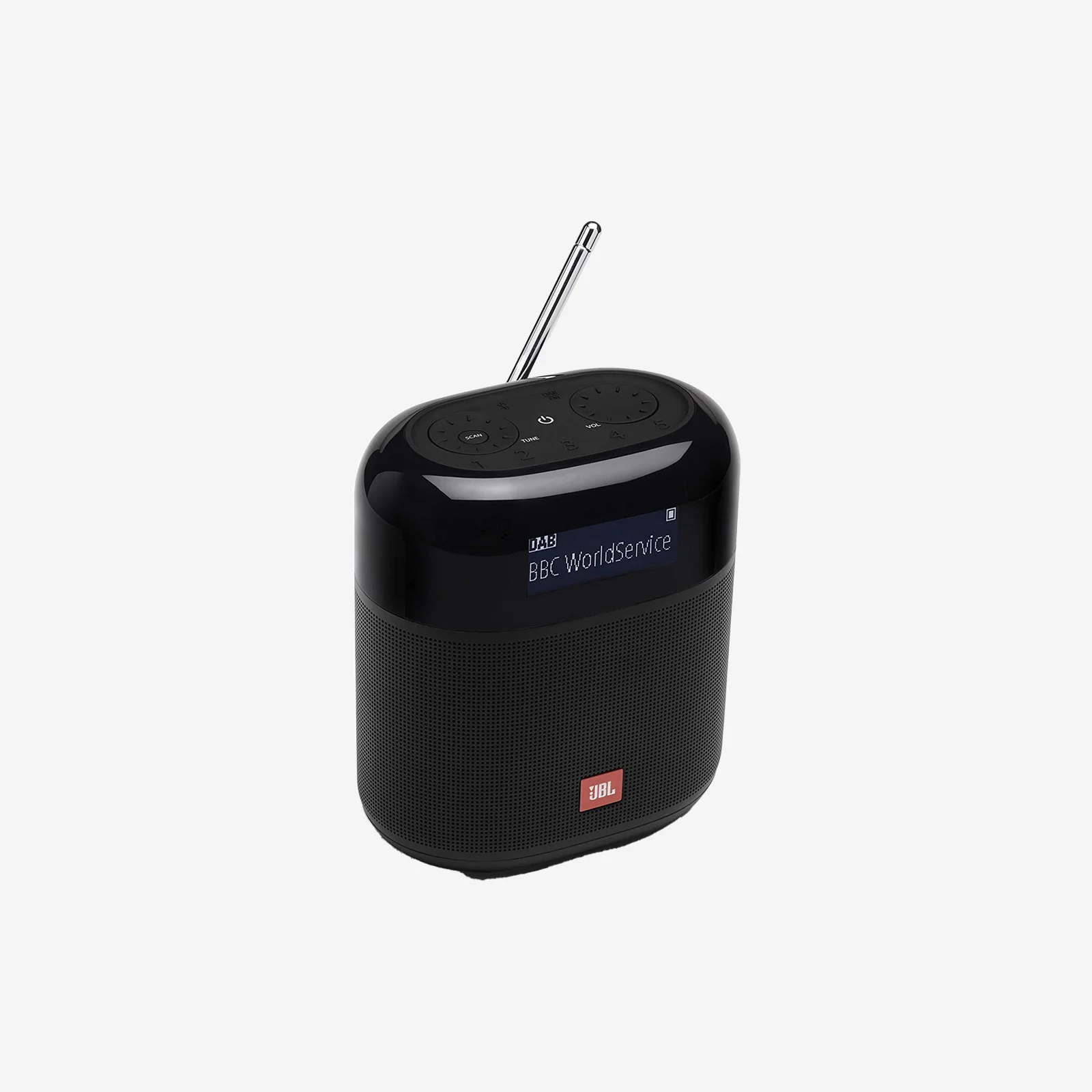 JBL JBLTUNERXLBLKUN - Tragbares Bluetooth-Radio mit DAB/FM
