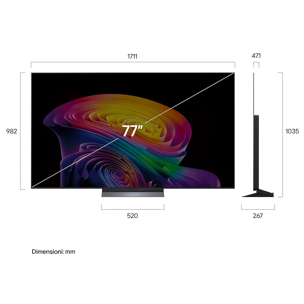 LG OLED77C65LA - Smart TV OLED 77 Zoll 4K