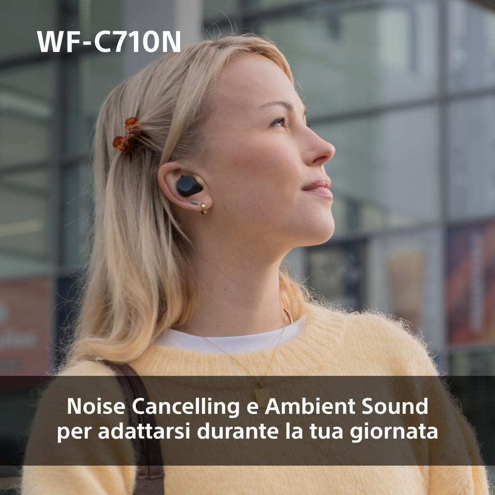 SONY WFC710NW - Cuffie True Wireless con NC Bianche