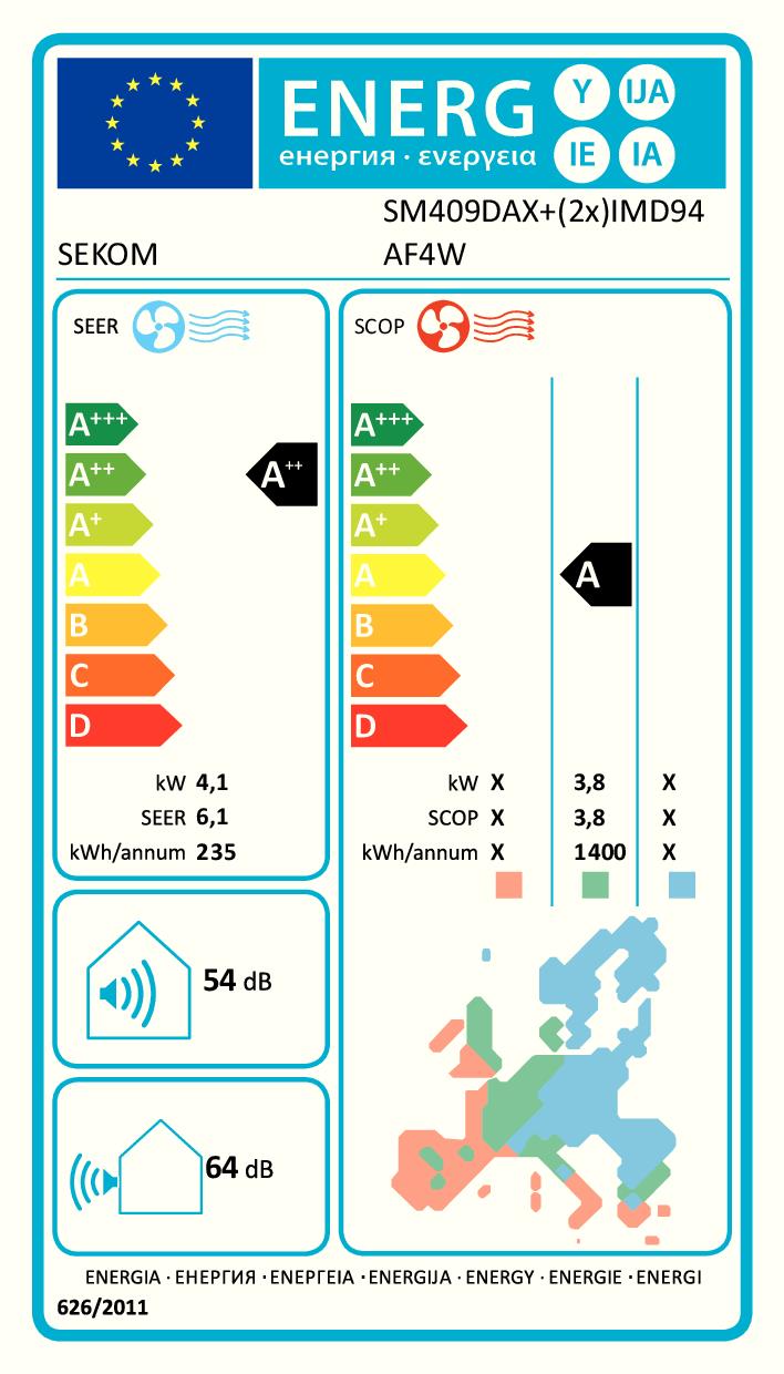 SEKOM IMD94AF4W - Inverter AF4 WIFI 2.6KW