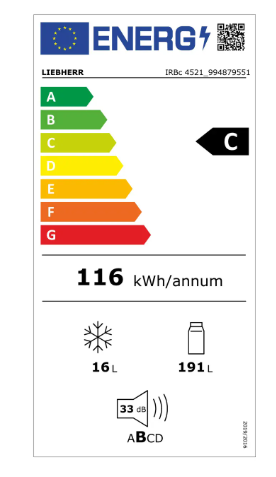 Liebherr IRBC4521 - Frigorifero integrabile BioFresh