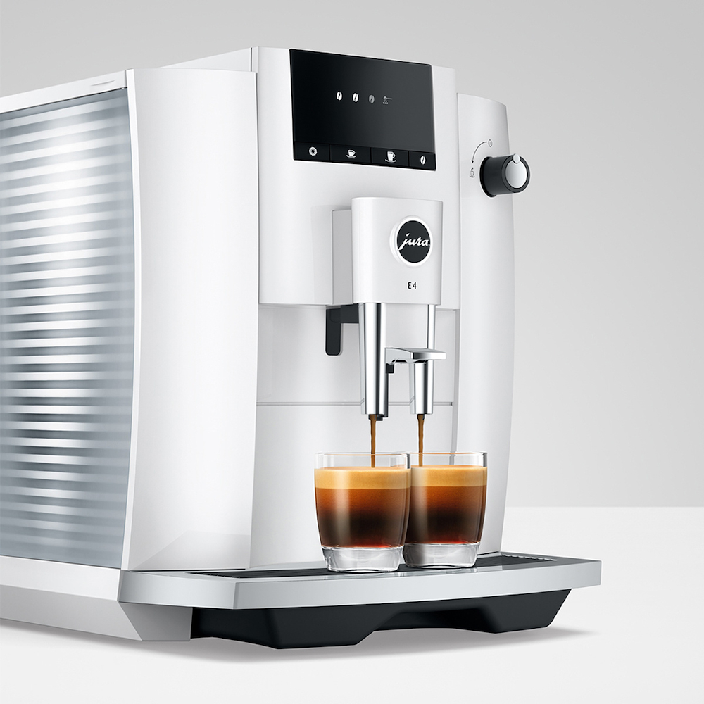 JURA E4PIANOWHITE - E4 Kaffeevollautomat Piano White