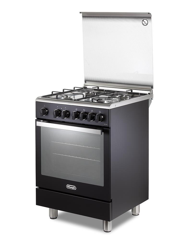 DE LONGHI PEMA64LSG - Cucina a Gas 60cm 4 Fuochi