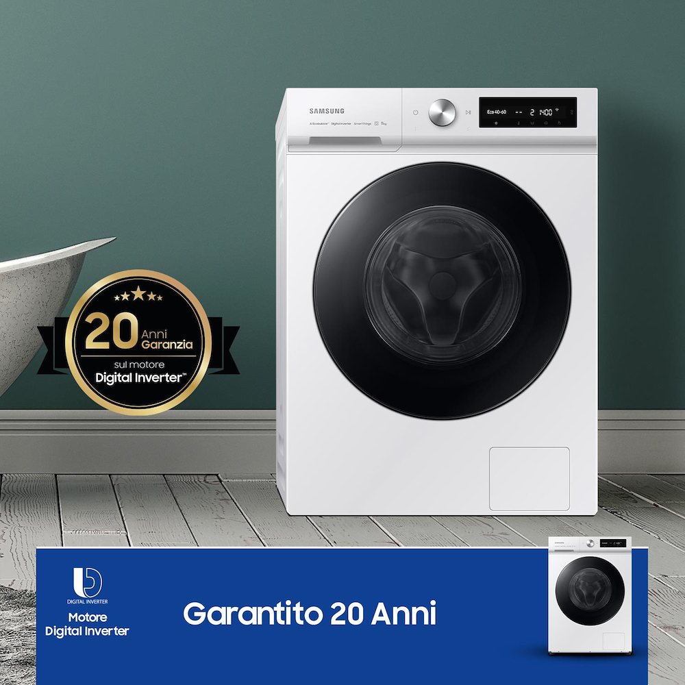 SAMSUNG WW90DB7U34GWU3 - Lavatrice AI 9kg