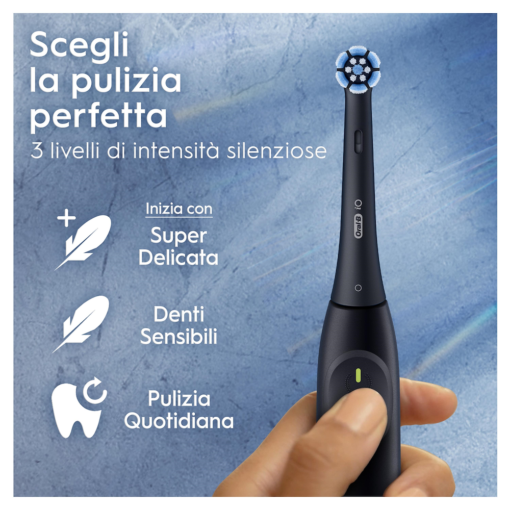 ORAL-B IO2CLEANANDCAREBLACK - Spazzolino Elettrico Oral-B iO 2 Nero