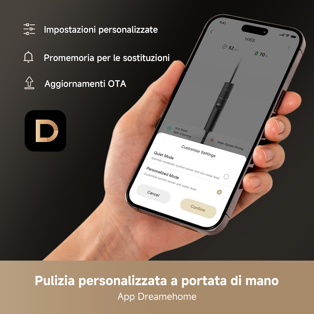 DREAME DREVIMH15S - 2-in-1 Bodenreiniger 400W