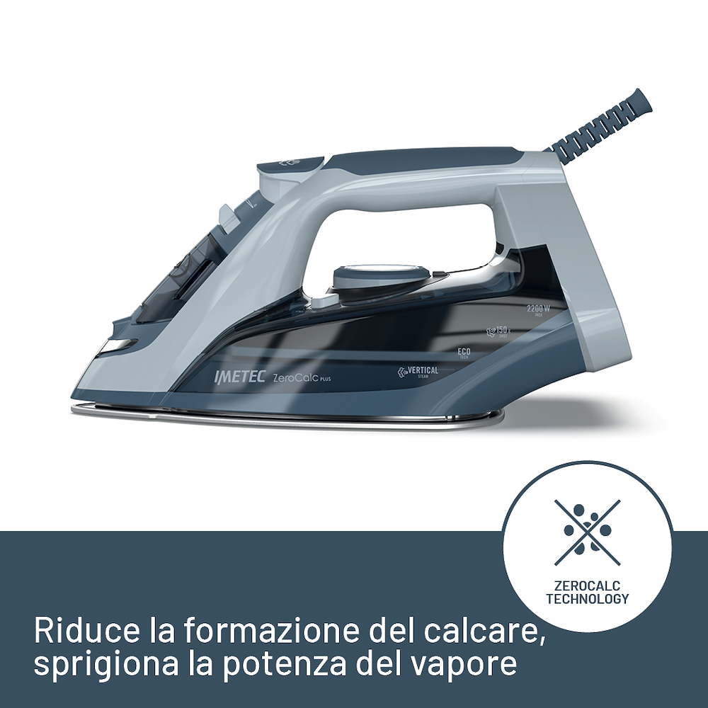 IMETEC 9052 - Ferro da Stiro Zerocalc 2200W