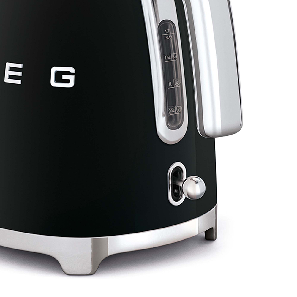SMEG KLF03BLEU - 2400W Elektrischer Wasserkocher 1.7L Schwarz
