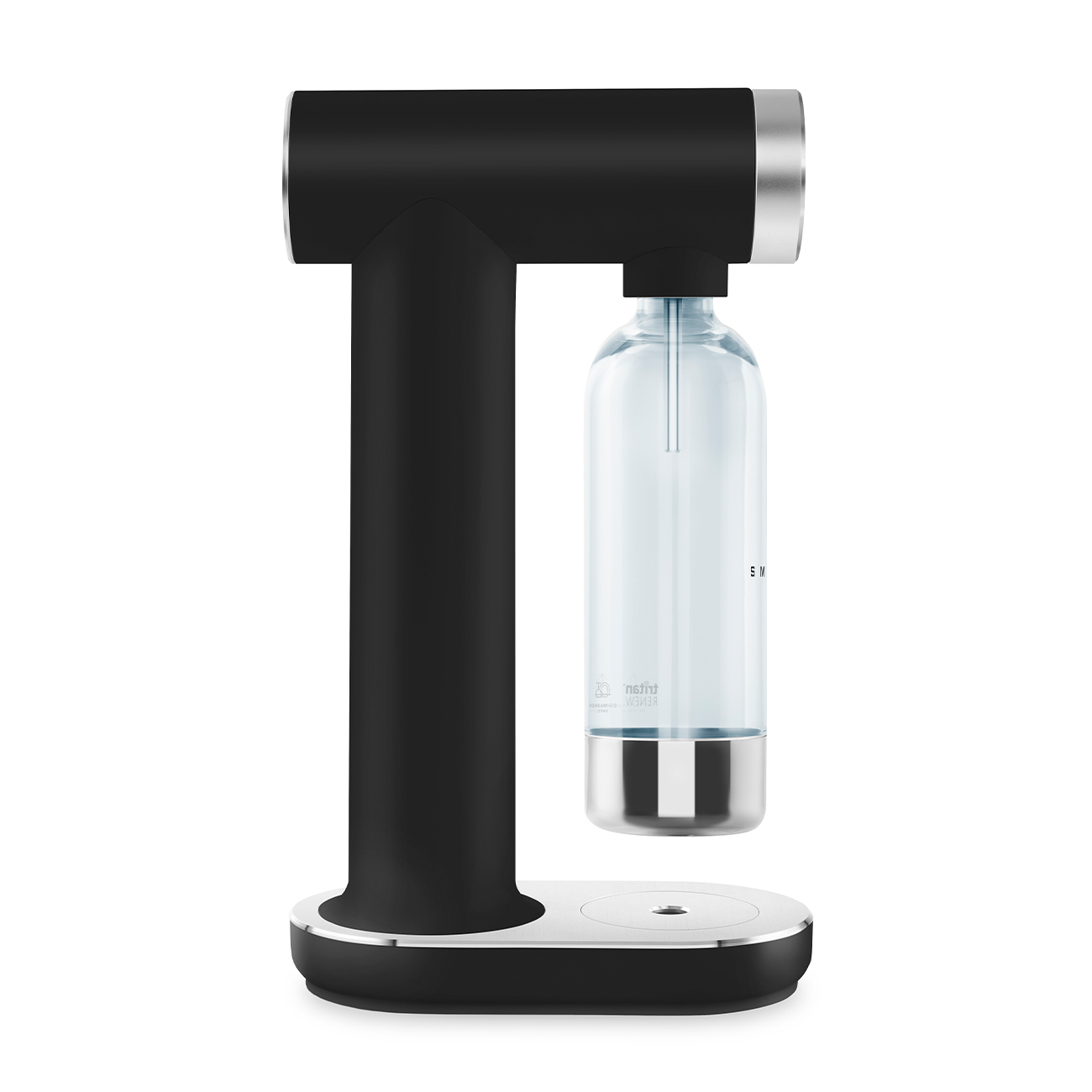 SMEG SKC01BLM - Gasatore d’acqua nero opaco