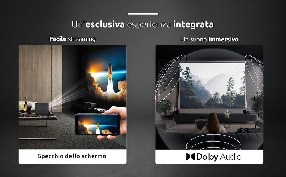 STRONG MIRA1 - Proiettore LCD FHD 40-150"