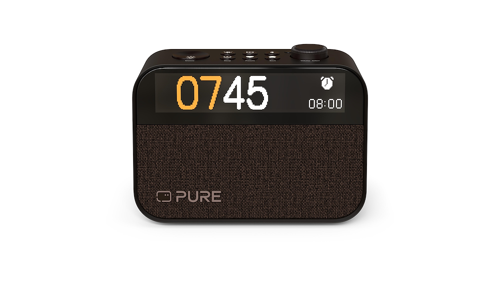 Radio Sveglia Portatile NK-AB1904 FM/AM Con LCD, Antenna E Altoparlante – Funzione Sleep E 20 Stazioni Preimpostate, Rosa