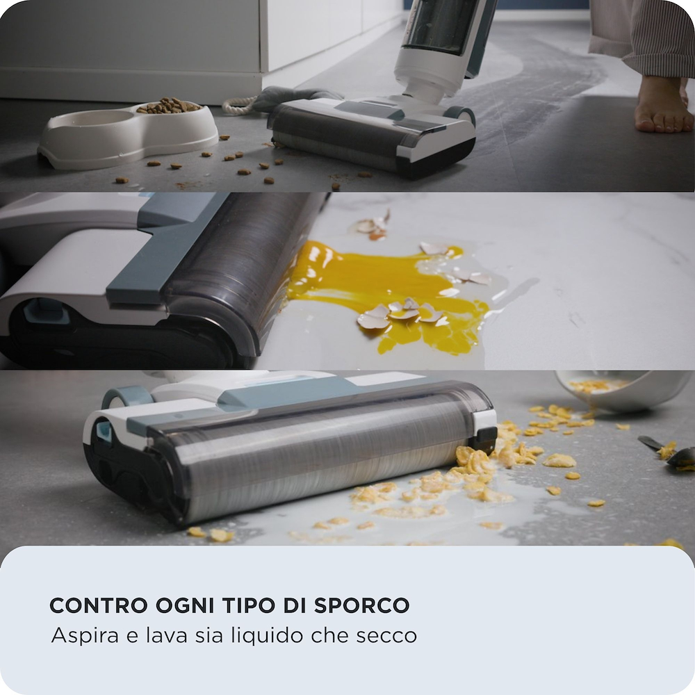 ARIETE 2483 - Aspirapolvere Lavapavimenti Intelligente