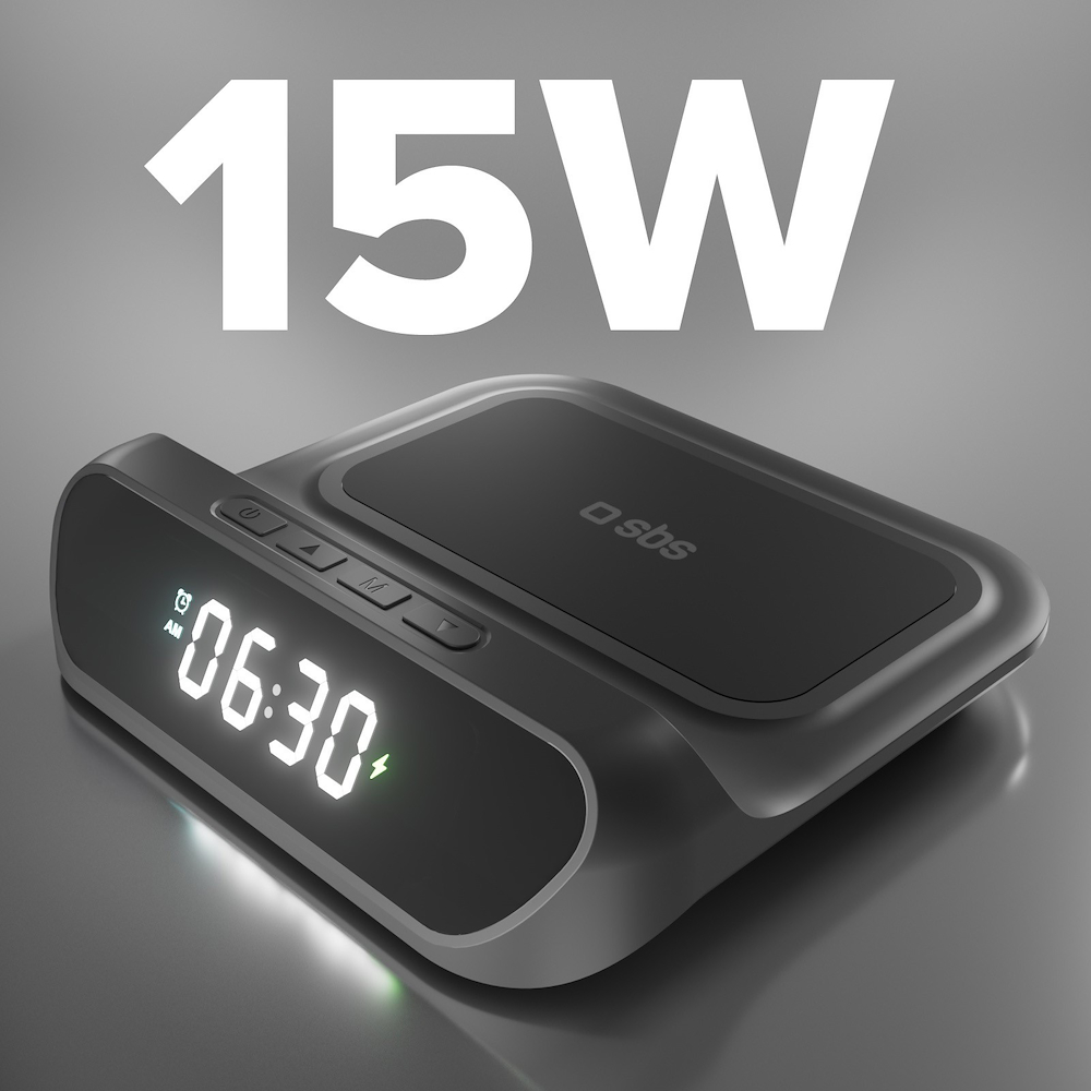 SBS TEWIRCLOCK - 2 in 1 Wireless Wecker