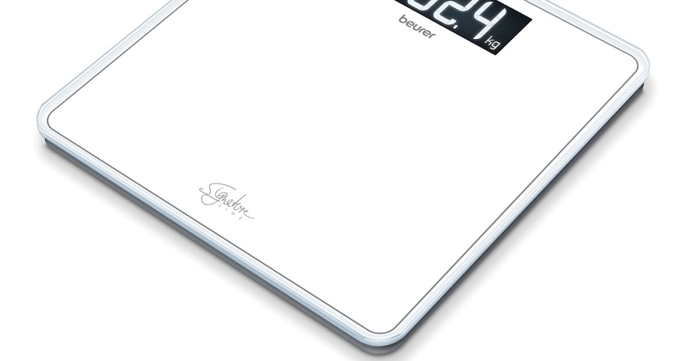 BEURER GS400 - Bilancia in vetro Beurer GS 400 Signature Line Bianca