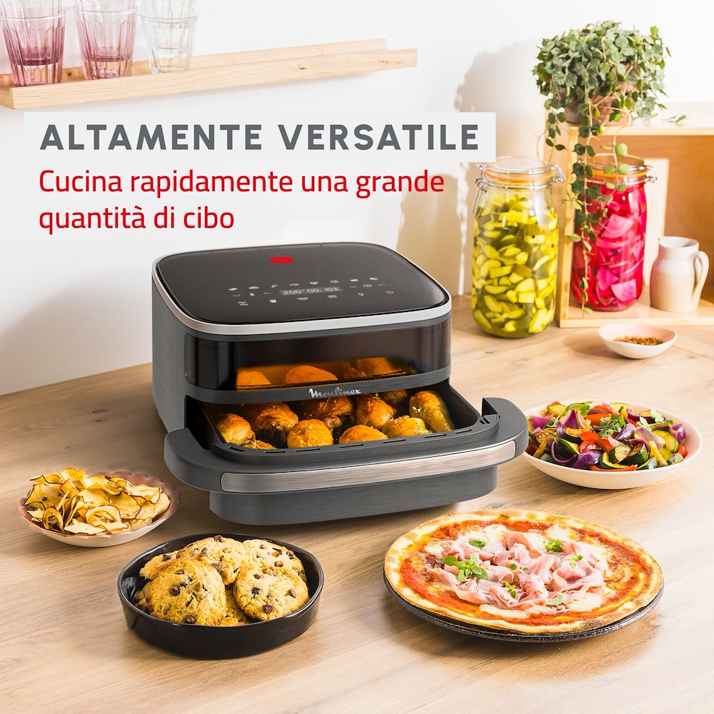 MOULINEX AL402H - Heißluftfritteuse 2200W 4LT