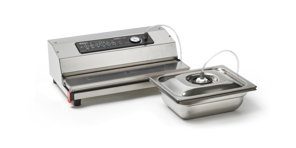 MAGIC VAC V706PK1 - Macchina sottovuoto Jumbo 40 INOX MAGIC VAC V706PK1 - Macchina sottovuoto Jumbo 40 INOX
