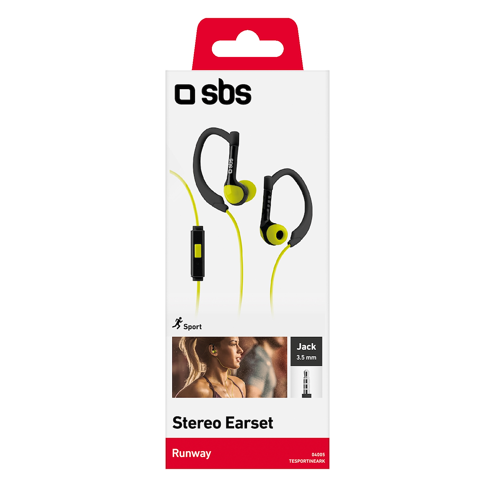 SBS TESPORTINEARK - Auricolari In-Ear  Runway Sport