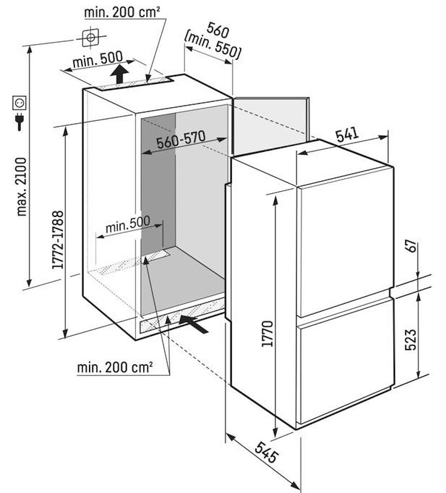 LIEBHERR ICSD5102 - SmartFrost Einbaukühlschrank