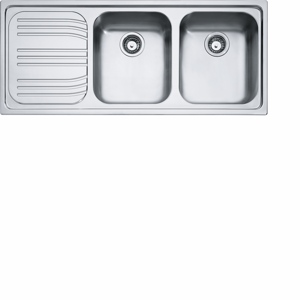 FRANKE RRX621LHDC - 2-Becken Spüle aus Edelstahl