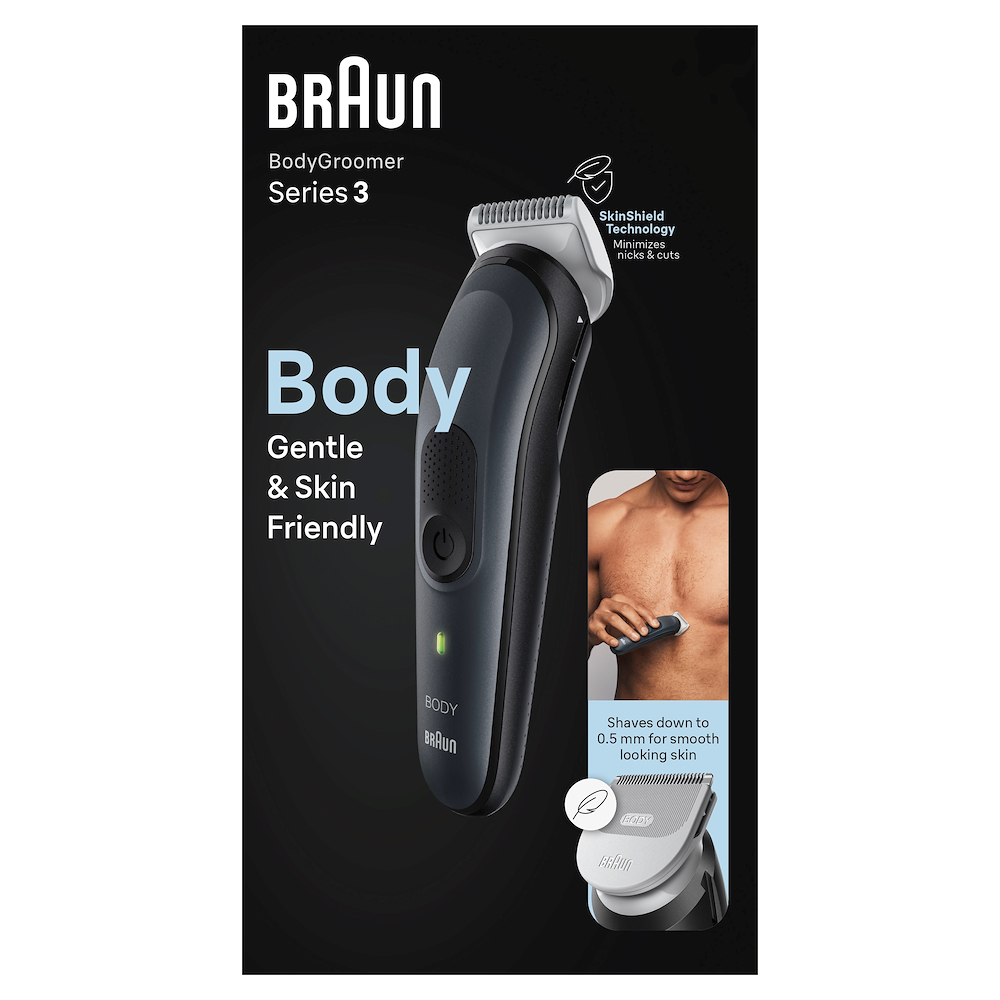 BRAUN BG3340 - Körpertrimmer für Männer mit SkinShield