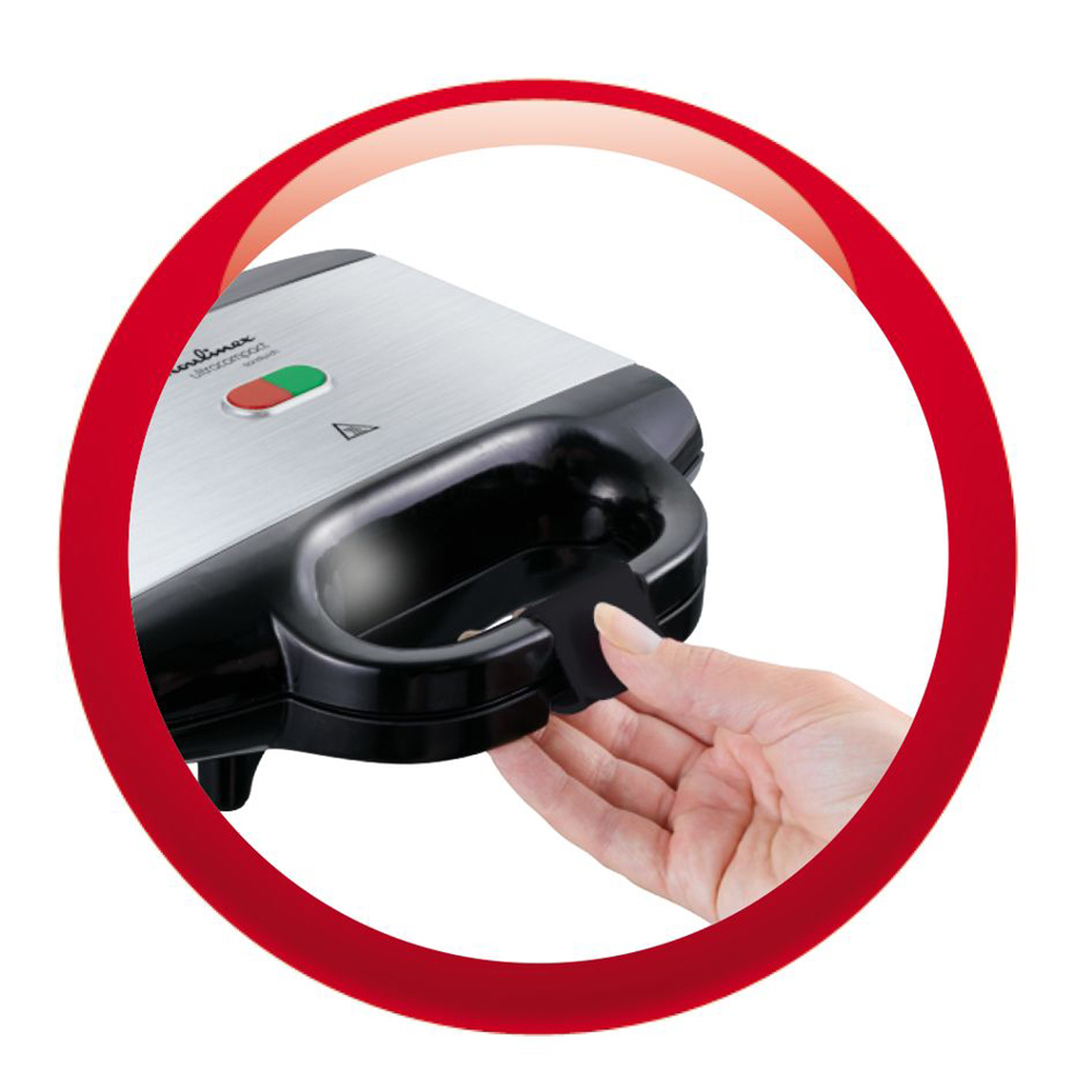 MOULINEX SM156D - Tostiera Ultra Compact Metal Moulinex SM156D