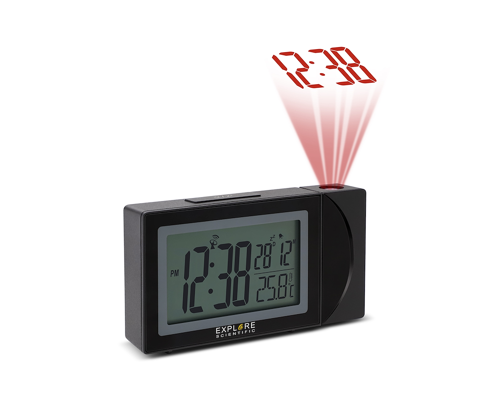 EXPLORE SCIENTIFIC RDP1002 - Digitale Projektionsuhr RDP1002