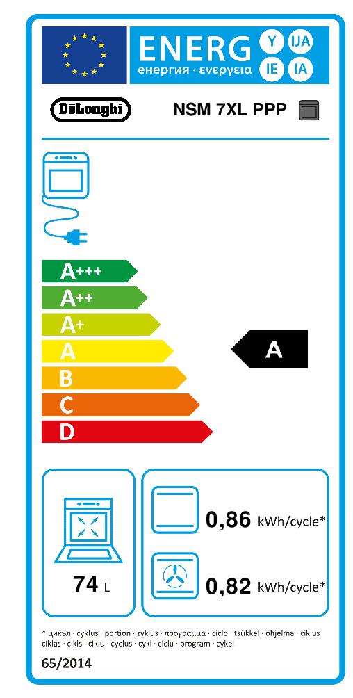 DE LONGHI NSM7XLPPP - Forno elettrico multifunzione 60 cm