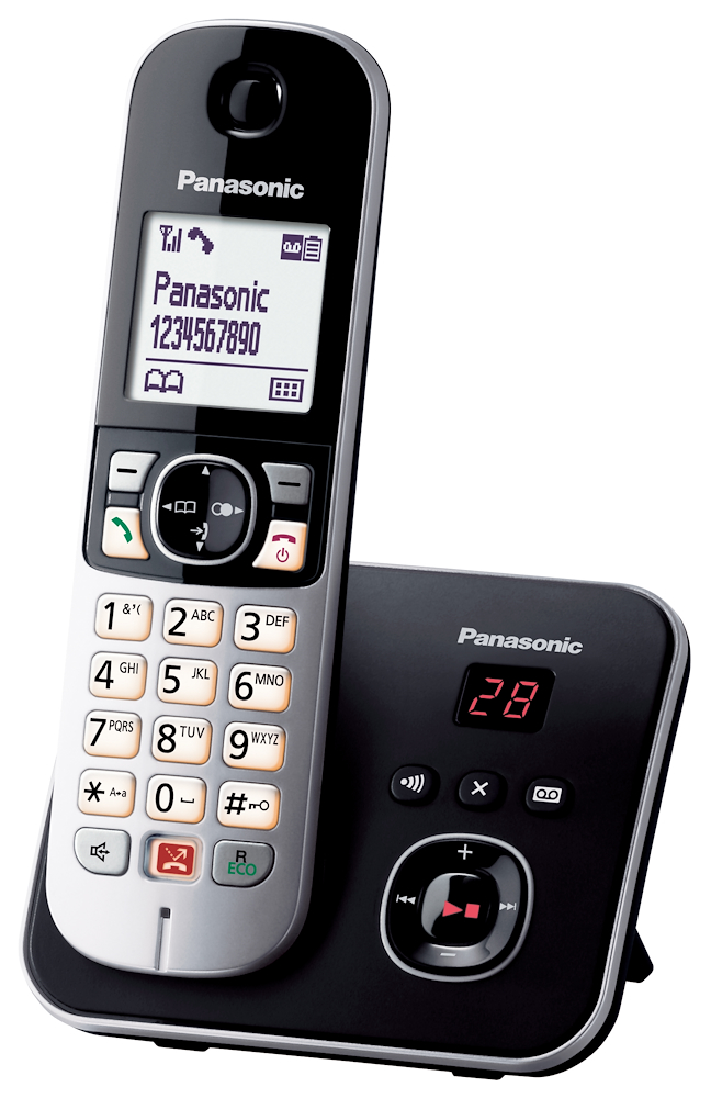 PANASONIC KXTG6861JTB - Panasonic Cordless Telefon mit Anruferblockierung