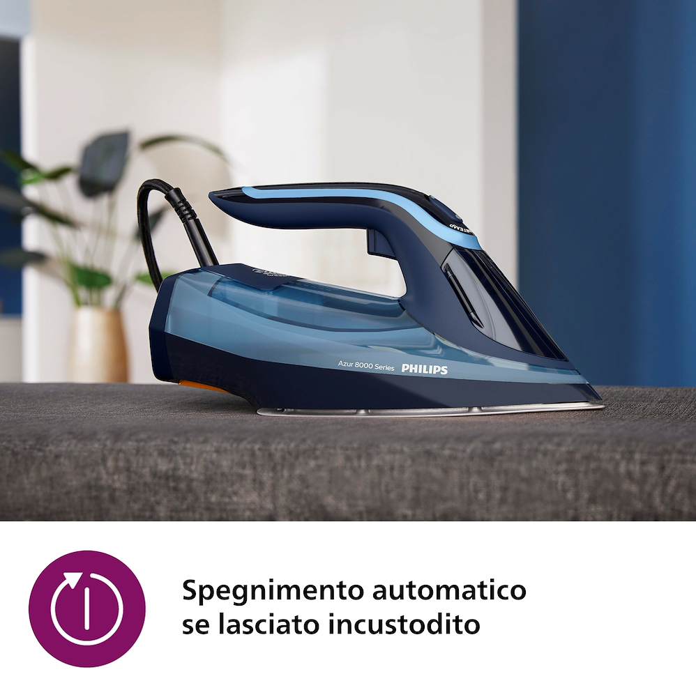 PHILIPS DST8020 - Ferro da Stiro 3000W SteamGlide