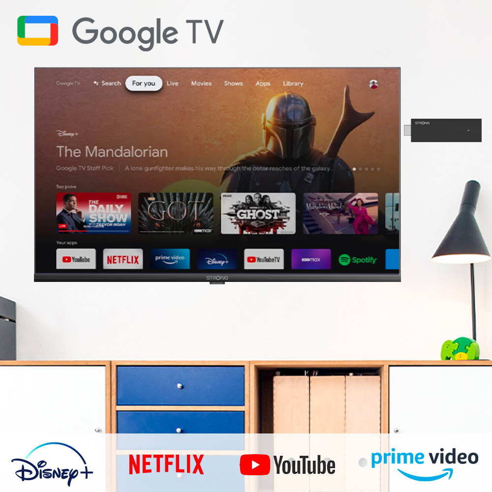 STRONG SRT41 - STICK SMART Google TV 4K UHD