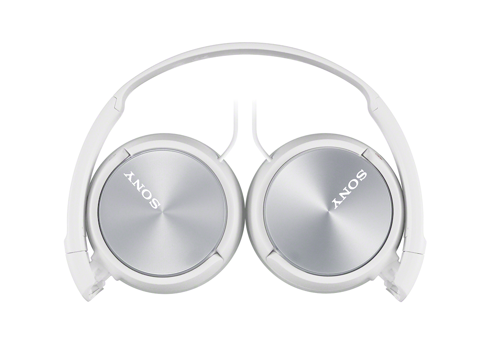 SONY MDRZX310APW - Sony MDR-ZX310AP On-Ear-Kopfhörer mit Mikrofon, Weiß