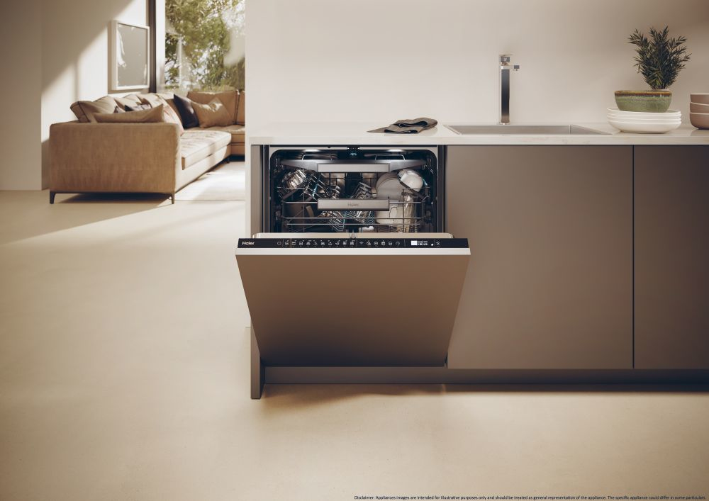 HAIER XI4A4M4PB - Haier 14 Besteck Integrierte Geschirrspüler