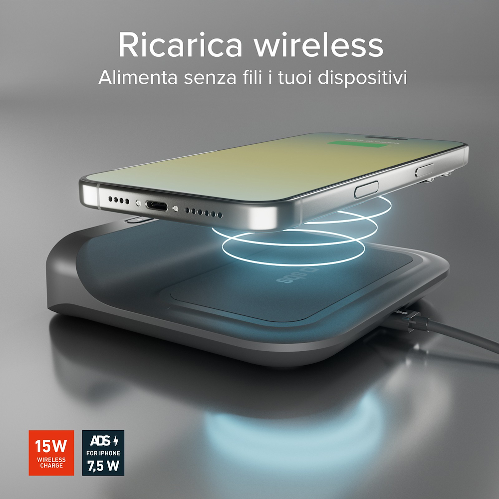 SBS TEWIRCLOCK - 2 in 1 Wireless Wecker