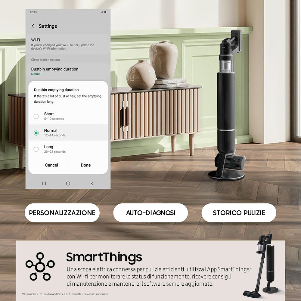 SAMSUNG VS28C9784QK - Samsung BESPOKE Jet AI Aspirapolvere senza fili VS28C9784QK