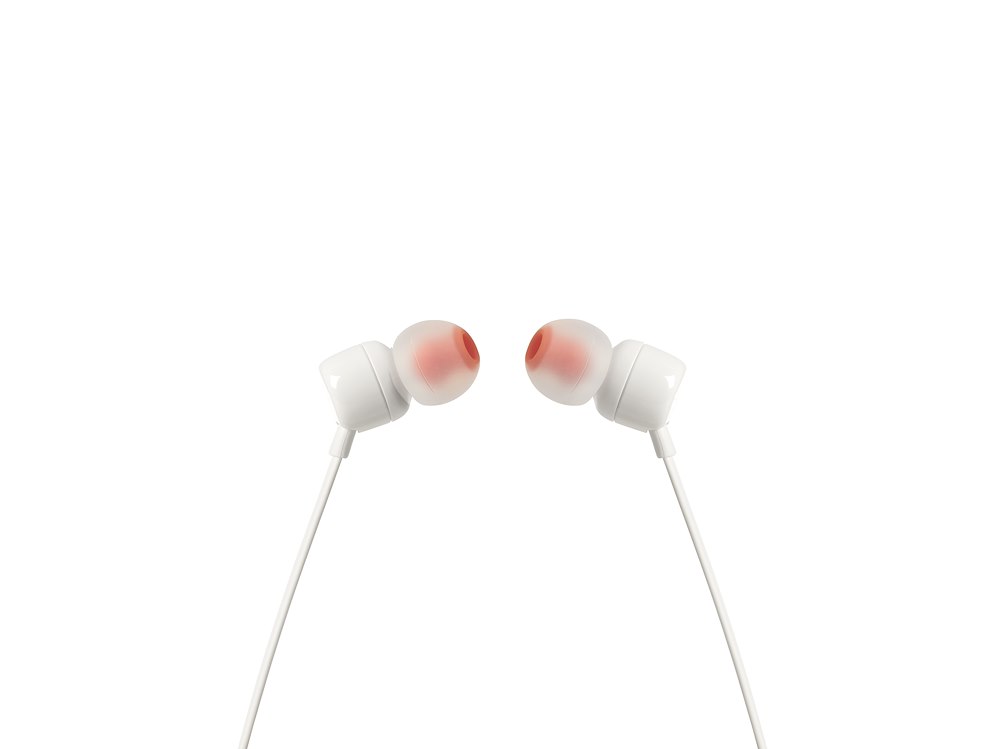 JBL JBLT110WHTE - Cuffie in-ear bianche