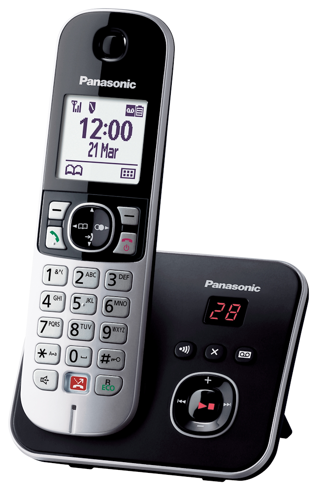 PANASONIC KXTG6861JTB - Panasonic Cordless Telefon mit Anruferblockierung