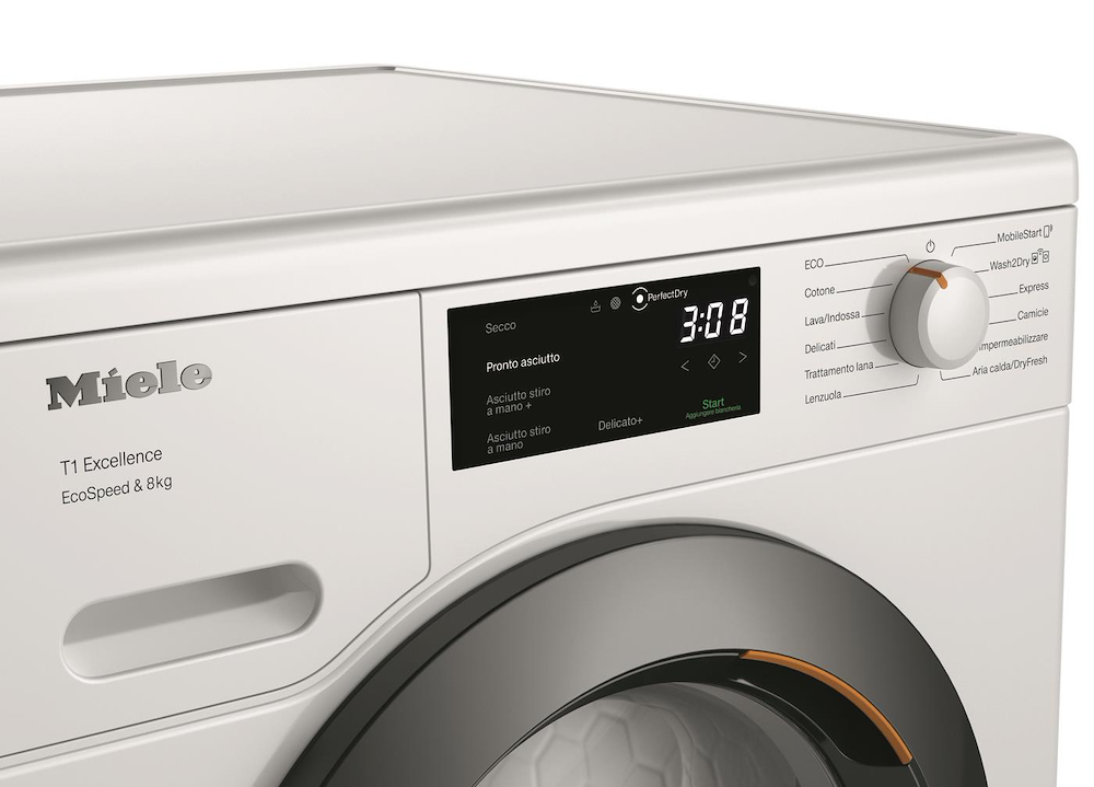 MIELE TEC645WP - Asciugatrice Miele 8 kg Classe A+++