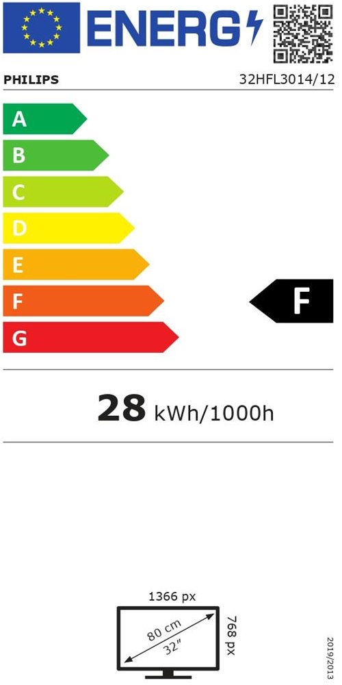 PHILIPS 32HFL3014 - LED TV 32 Zoll FHD