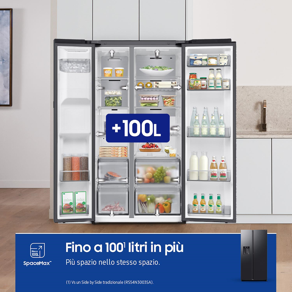 SAMSUNG RS80F66KBFEF - Samsung Side-by-Side Kühlschrank RS80F