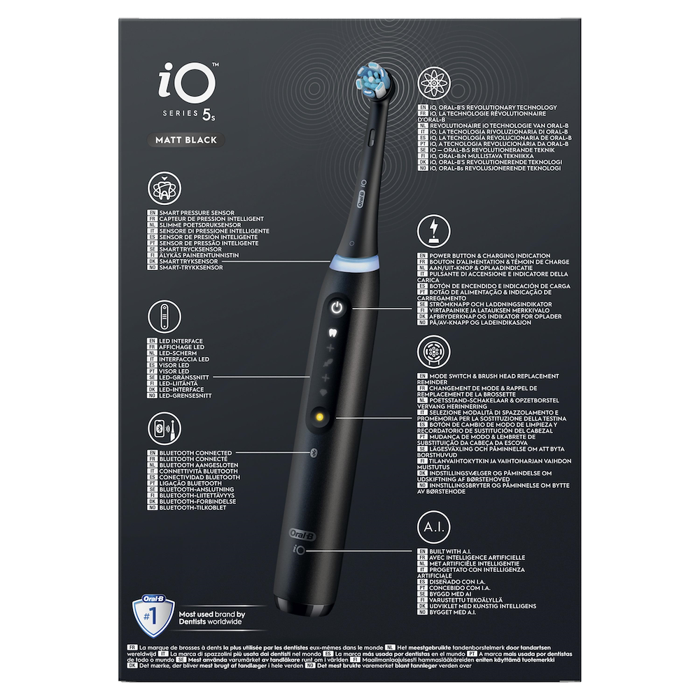 ORAL-B IO5SMATTBLACK - Oral-B iO 5 Elektrische Zahnbürste Schwarz