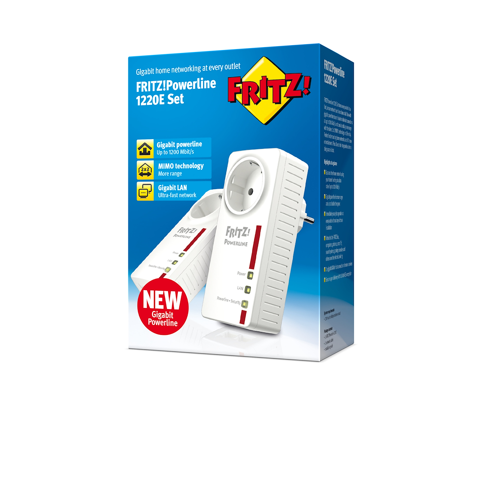 FRITZ! 20002753 - Powerline 1220E Set 1200 Mbit/s