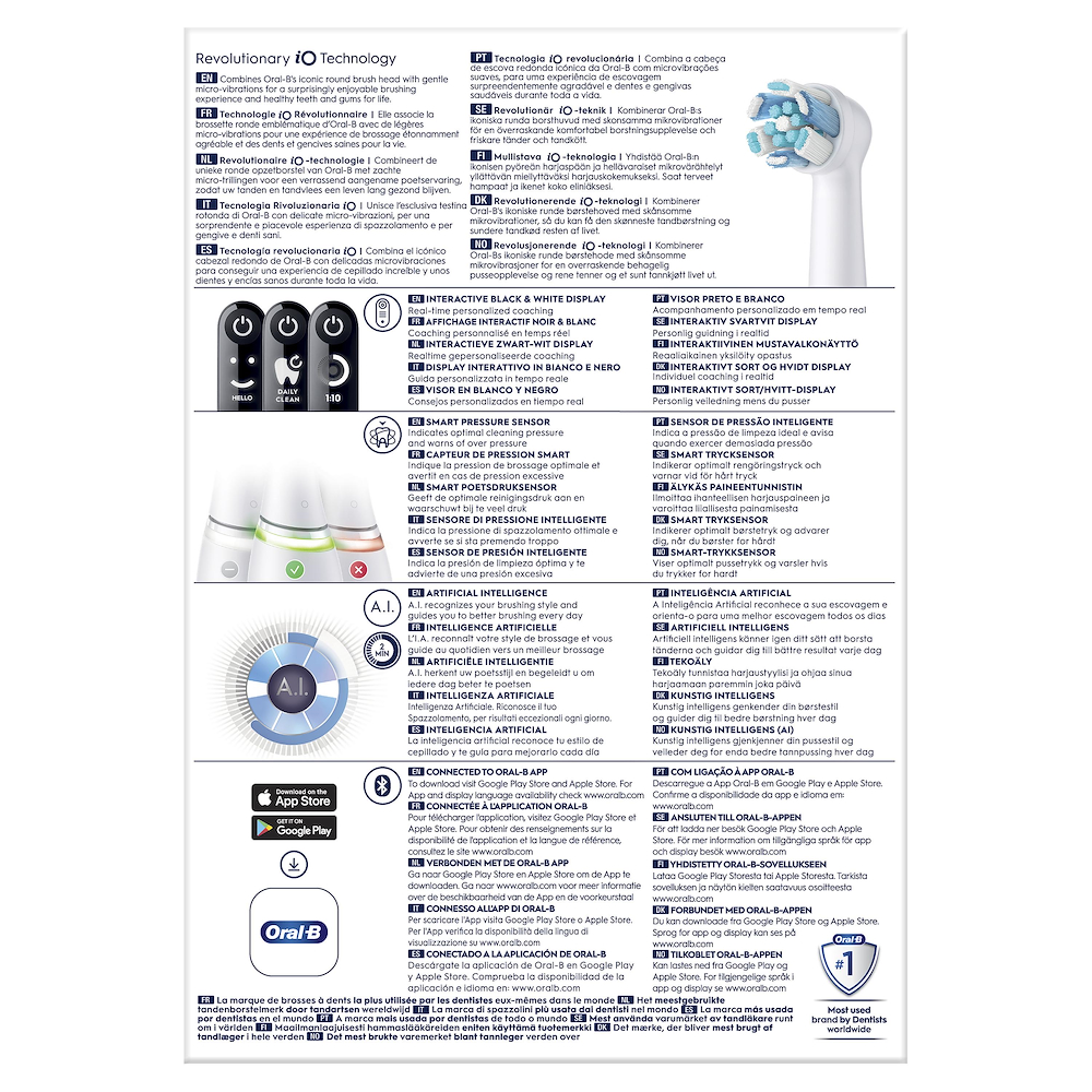 ORAL-B IO6SWHITE - Spazzolino elettrico Oral-B iO Series 6 Bianco