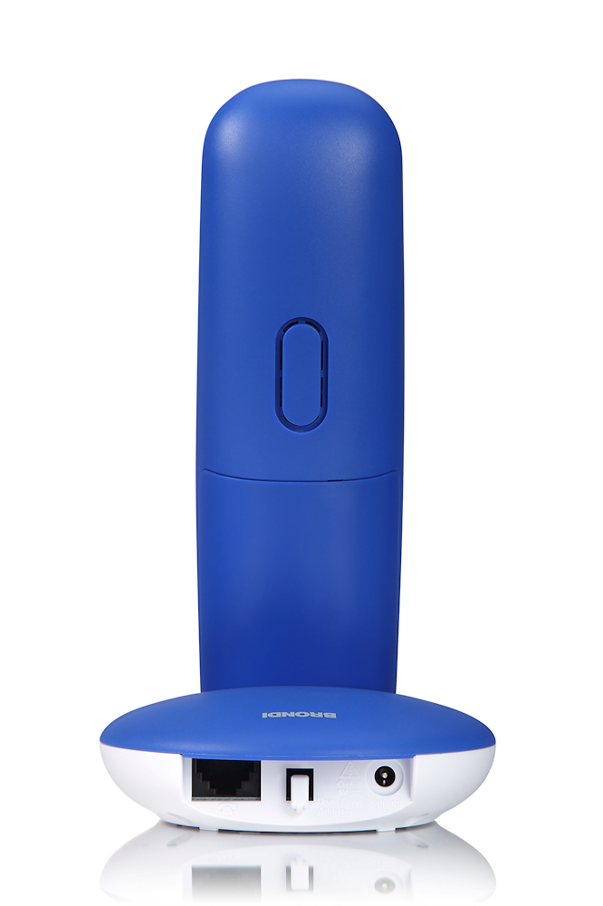 BRONDI LOTUSBIANCOBLU - Telefono cordless Brondi LOTUS