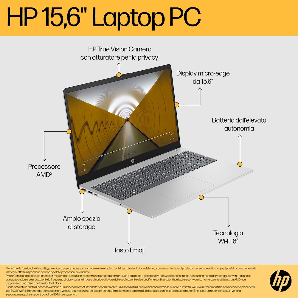 HP 15FC0113NL - LAPTOP AMD RYZEN 7 15.6"