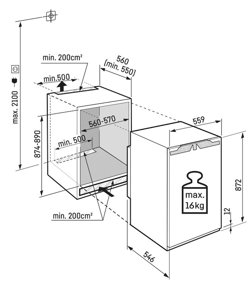 LIEBHERR IRE3900 - Frigorifero Integra con EasyFresh