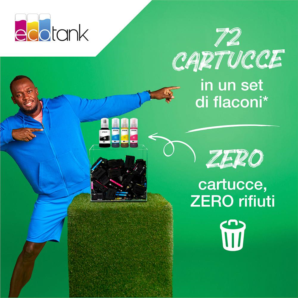 EPSON C13T03M140 - C13T03M140 0497274 FLAmitE INCHIOSTRO ECOTANK ET-MX1XX XL BLACK