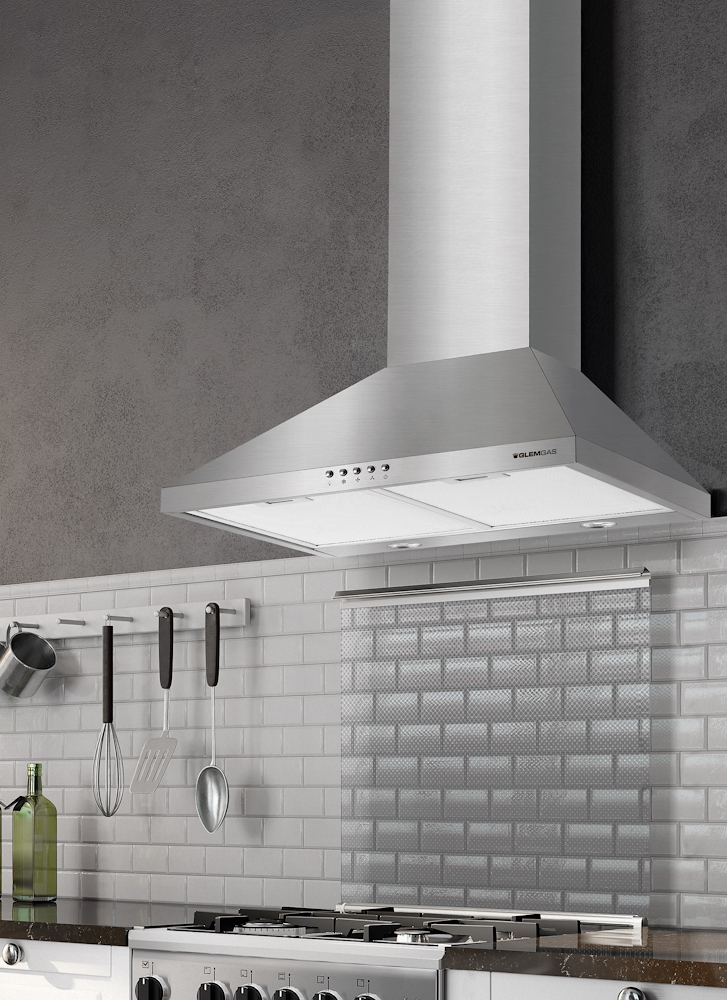 GLEM GAS GHP945IX - Wandhaube optional 90cm Energieklasse C